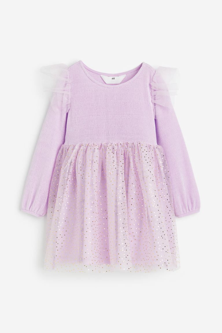 Chenille and Tulle Dress | H&M (US + CA)