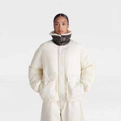 KBB by KAHLANA Women’s ‘The Utility Puffer Coat’ - Cream XS | Target