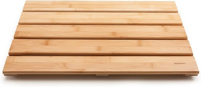 GOBAM Natural Bamboo Bath Mat - Non-Slip Shower & Bathtub Mat, Easy Clean Indoor & Outdoor Floor ... | Amazon (US)