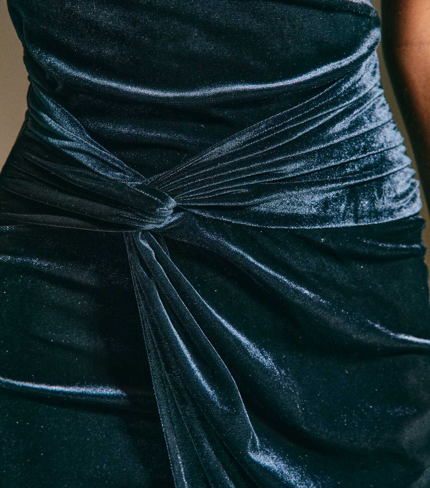 Navy Velvet Off The Shoulder Maxi Dress | New Look | New Look (UK)