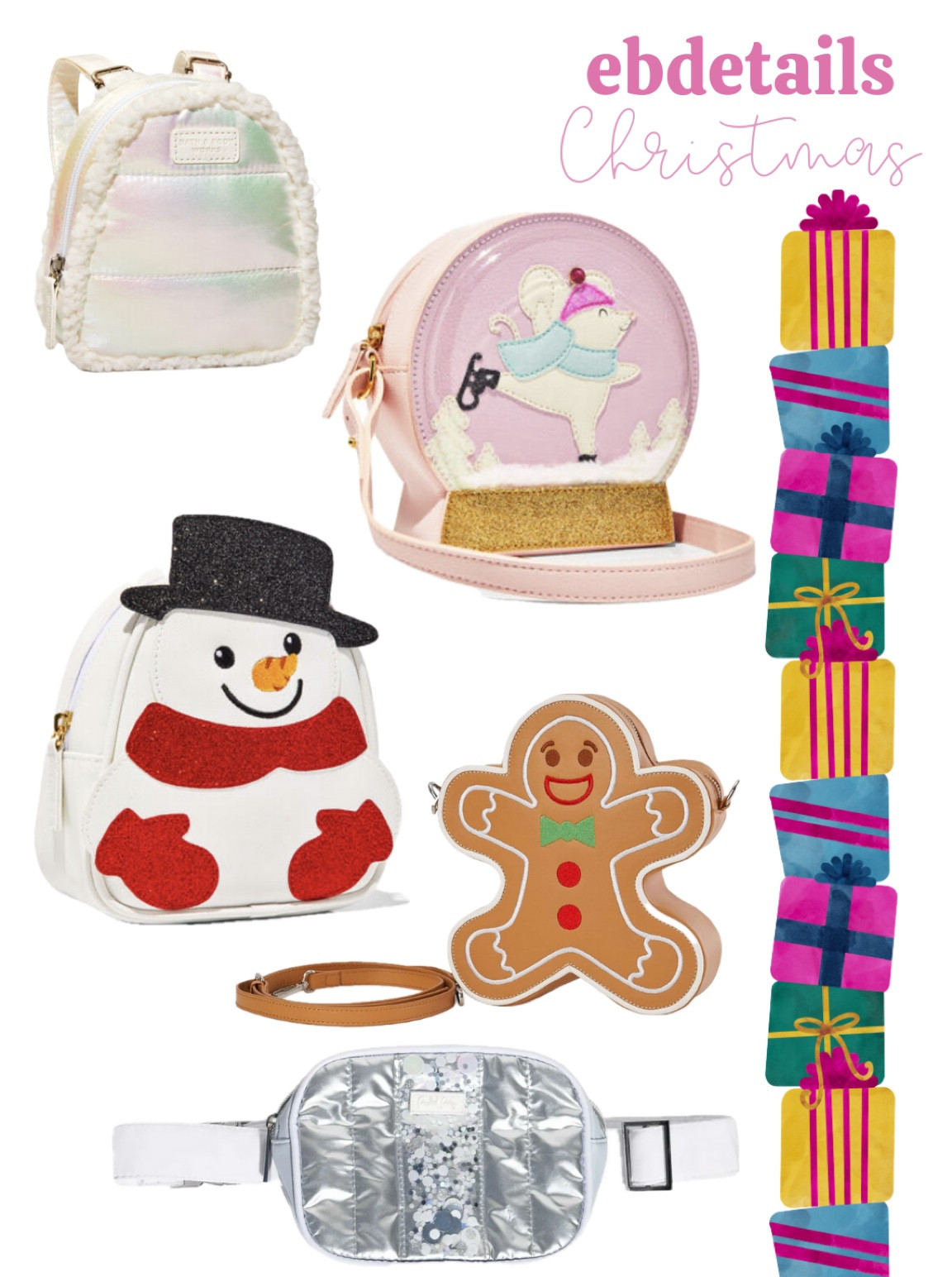 Christmas purse. Christmas bag. Christmas cosmetic bag. Christmas cross body. Snowman bag. Snow globe bag. Gingerbread bag. Belt bag  

#LTKkids #LTKSeasonal #LTKHoliday