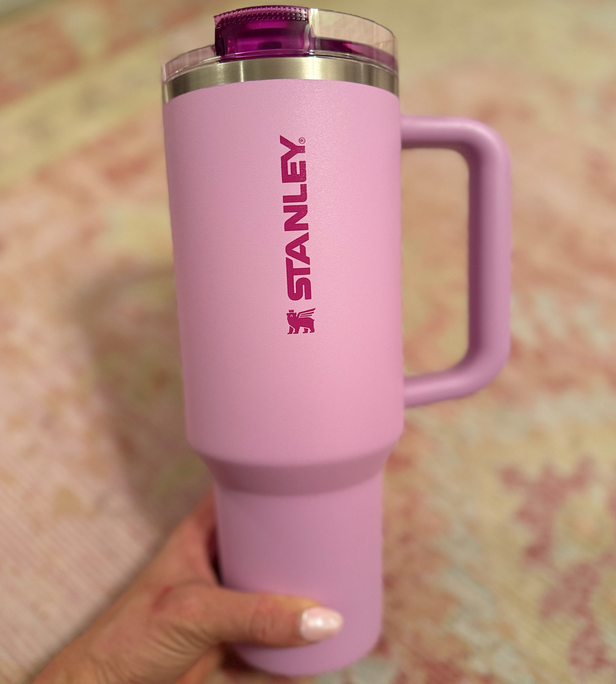 Cute pink @stanley_brand tumbler #stanleypartner 

 