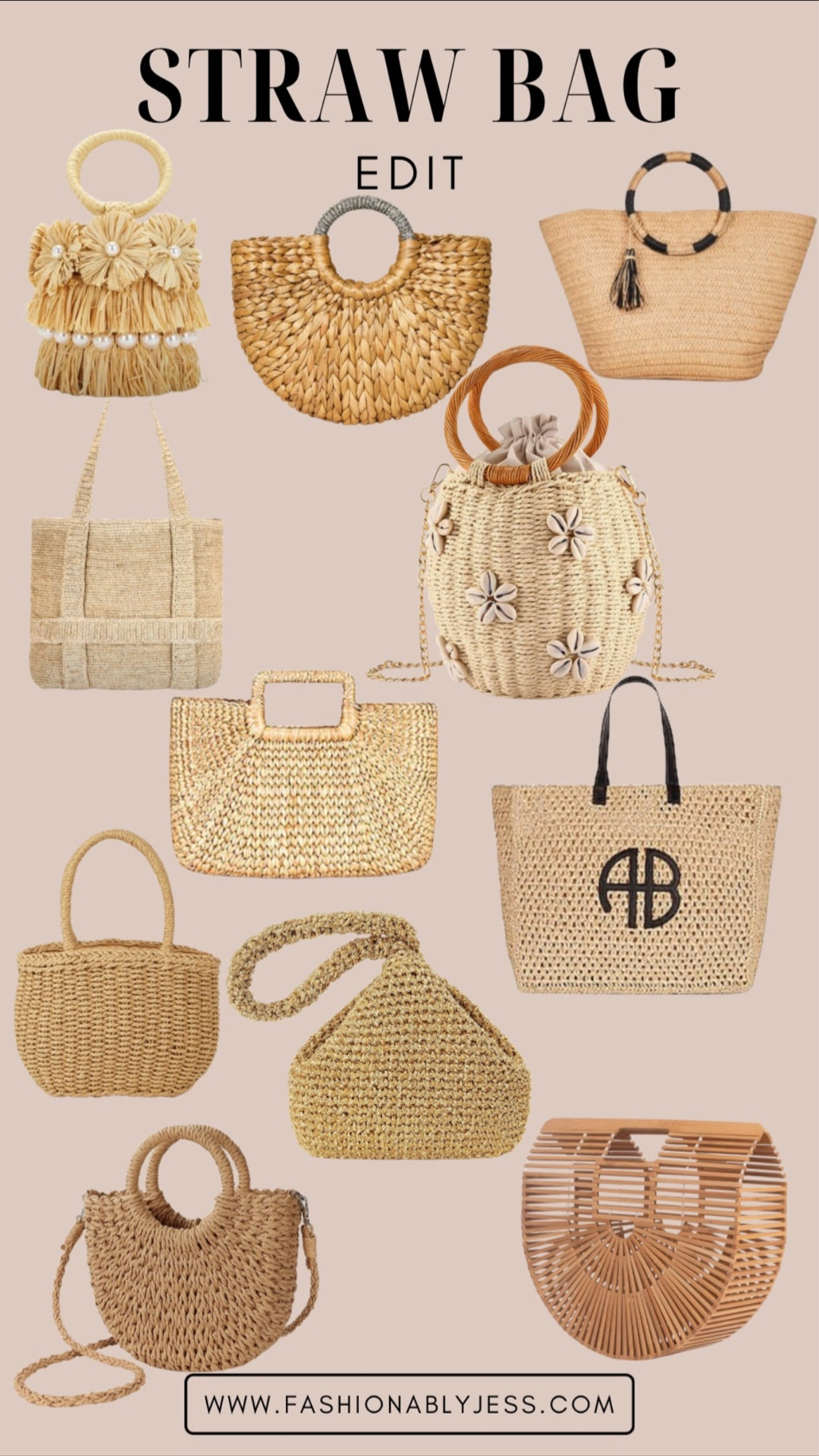 Straw  bags I’m loving 

#LTKover40 #LTKfindsunder100 #LTKfindsunder50