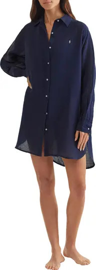 Boyfriend Long Sleeve Cover-Up Tunic | Nordstrom