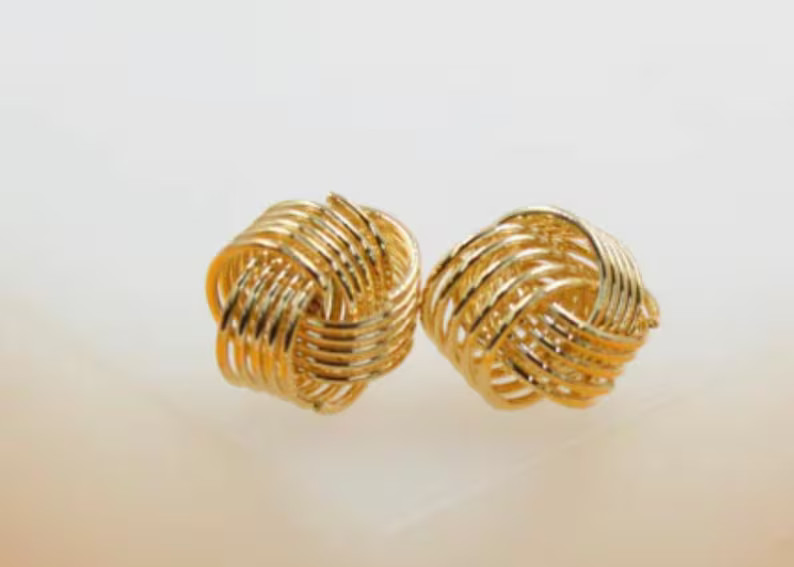 Knot Earrings - Etsy | Etsy (US)