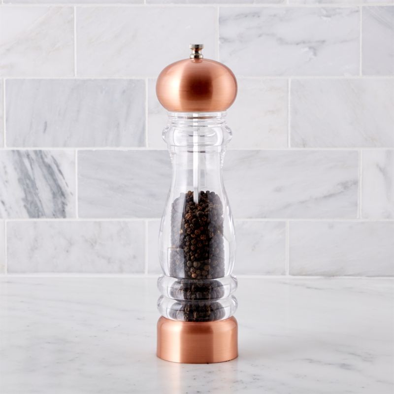 Copper Pepper Mill + Reviews | Crate and Barrel | Crate & Barrel