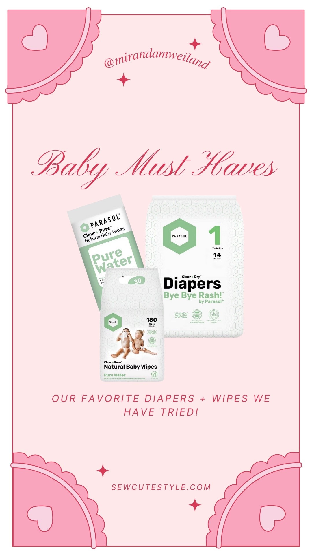 Our favorite clean diaper brand! We have tried a ton of brands and these are the best for our family. 

#LTKFindsUnder100 #LTKBaby
