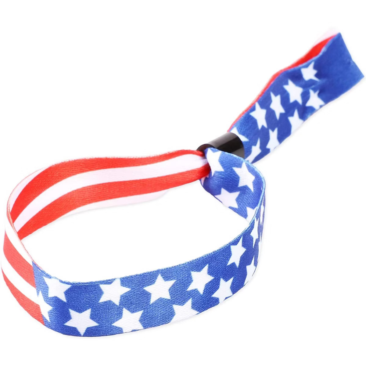 Blue Panda 30 Pack Fabric Wristbands for 4th of July, Single-Use, American Flag Design | Target