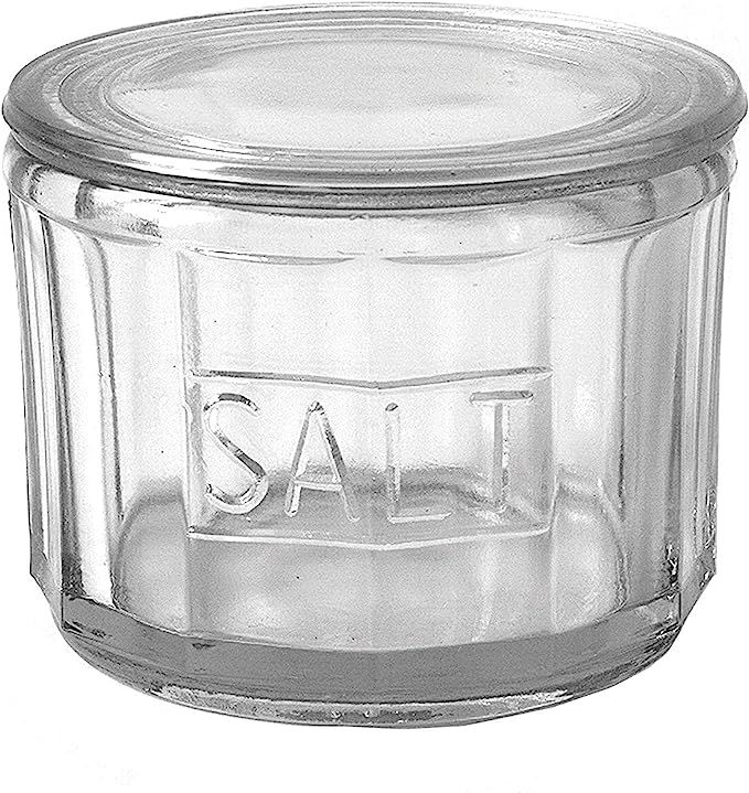 Creative Co-op DA3024 Salt Glass, 4.5"L x 4.5"W x 3.5"H, Clear | Amazon (US)