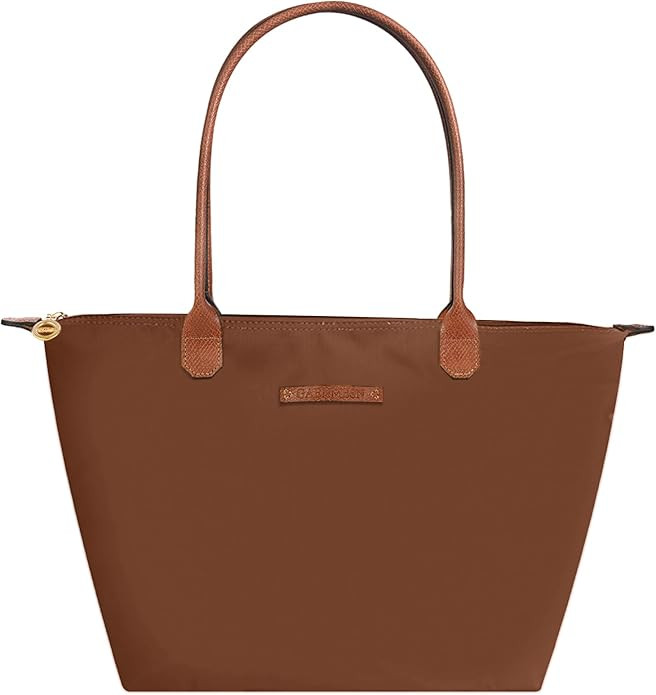 Waterproof Nylon Tote bag for Women Lightweight Designer Handbag with Zipper Stylish and Durable ... | Amazon (US)