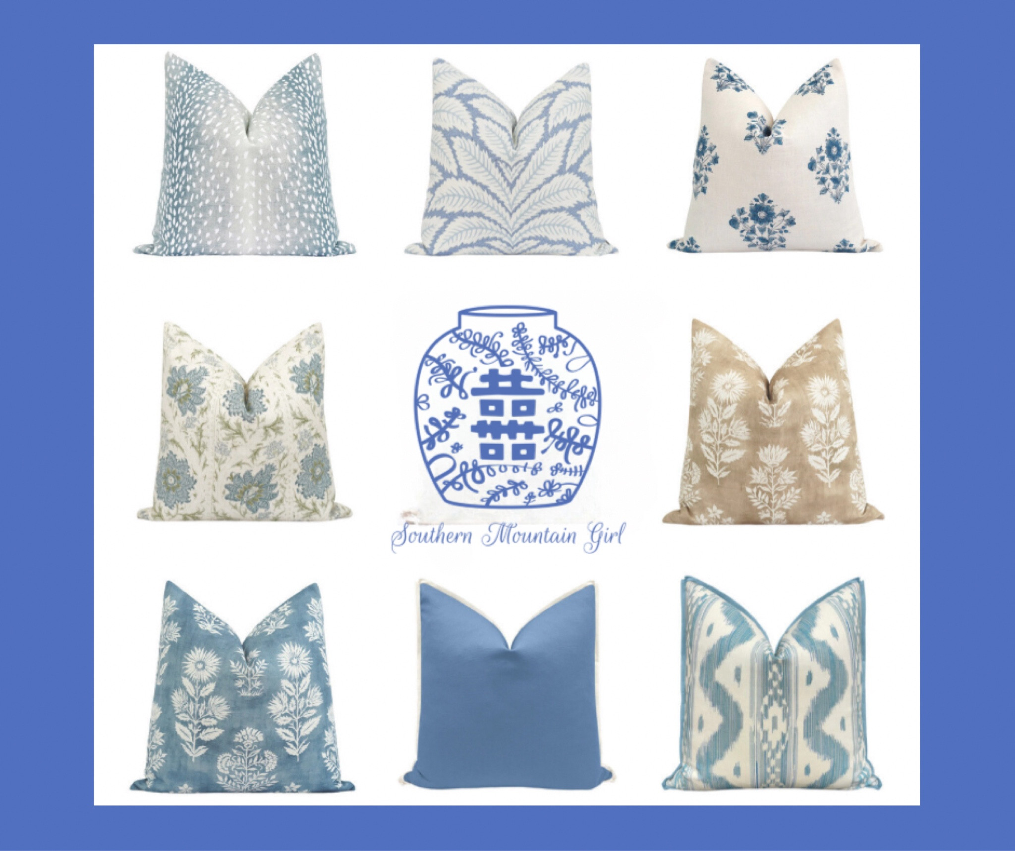 Loving these beautiful pillows. Pillows are an easy way to make your room new  They will completely transform your space!💙🤍

#LTKSeasonal #LTKGiftGuide #LTKhome