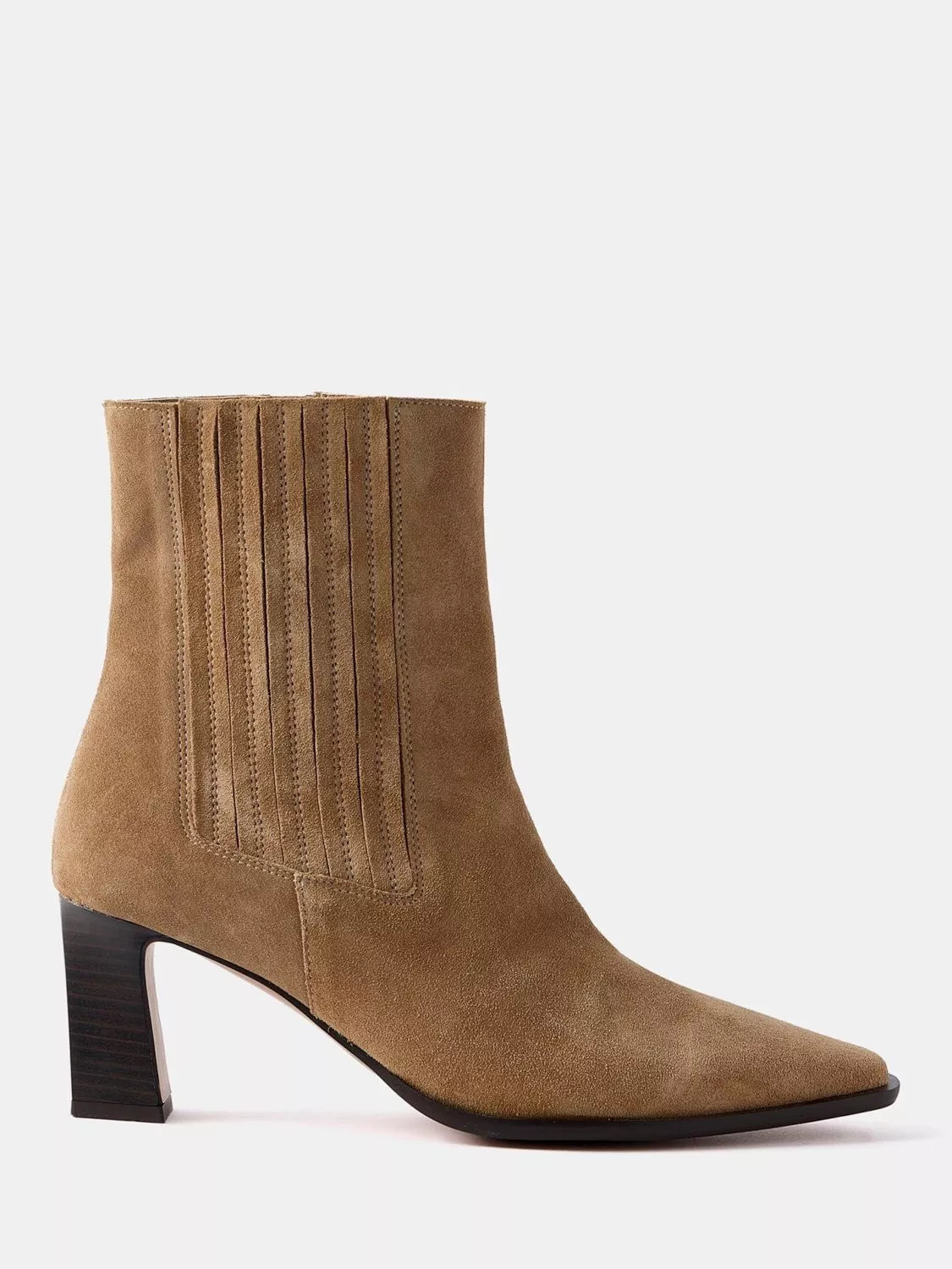 Mint Velvet Suede Ankle Boots, Tan | John Lewis (UK)