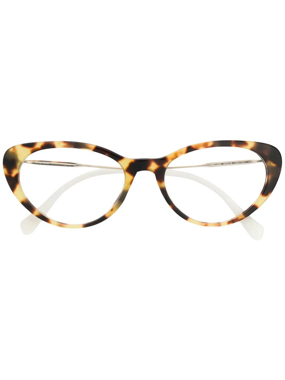 panelled tortoiseshell glasses | FarFetch BR