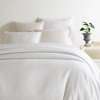 Faye Linen Plaster Duvet Cover | Annie Selke