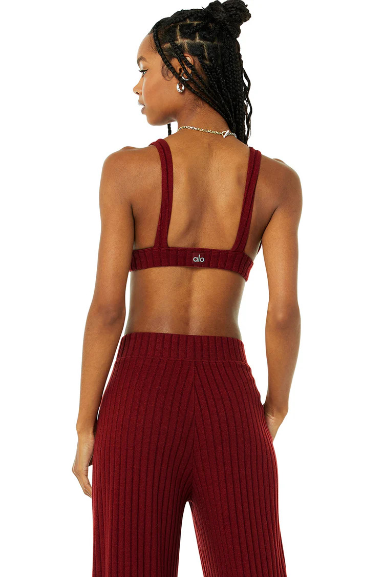 Ribbed Take Comfort Bra | Alo Yoga (US)