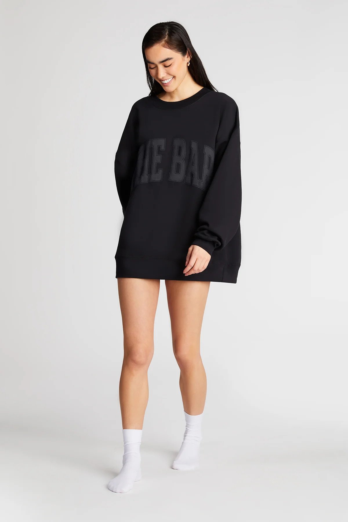 VARSITY SWEATSHIRT BLACK | The Bar