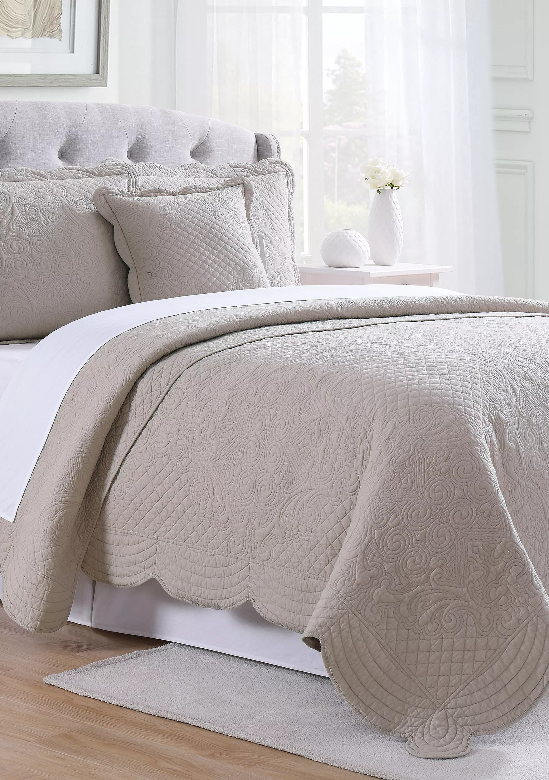 Scalloped Tiles Quilt | Belk