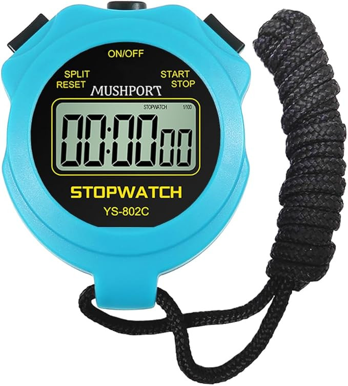 Stopwatch Timer Only Stopwatch Mode, ON/Off Silent No-Clock No-Date No-Countdown Simple Operation... | Amazon (US)