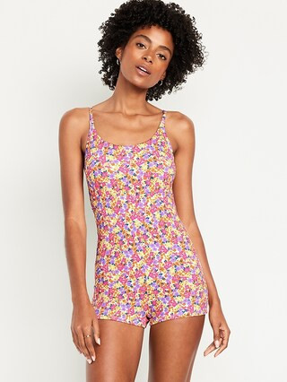 Textured Swim Romper -- 2.5-inch inseam | Old Navy (US)