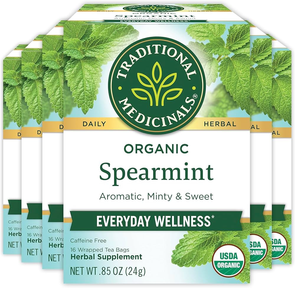 Traditional Medicinals Tea, Organic Spearmint, Supports Everyday Wellness, Healthy & Refreshing, ... | Amazon (US)