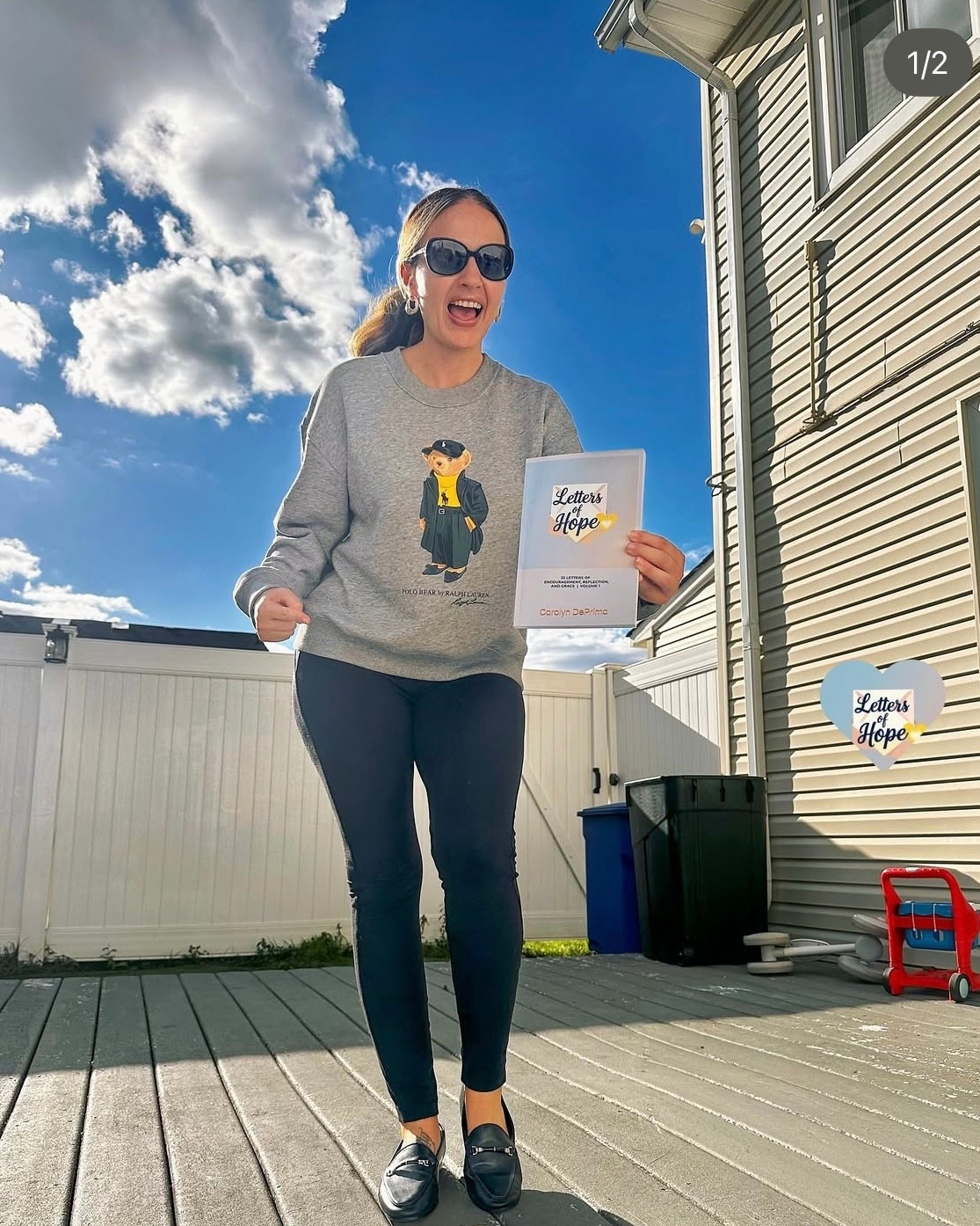 Sometimes hope looks like standing still under the open sky, knowing you've made it through every season that once felt impossible.
"Letters of Hope - Volume 1" is officially out in the world, and I'm still in awe. To hold it here after countless 2am tears and rewrites is surreal! 
Find your copy on Amazon and may every page remind you that hope is still here.