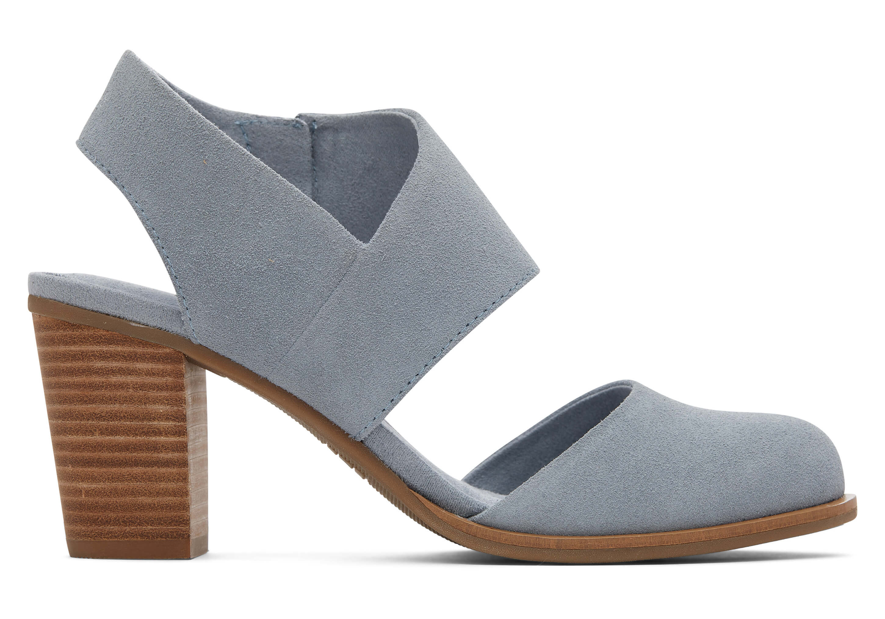 Women's Majorca Grey Suede Heel Sandal | TOMS | TOMS (US)
