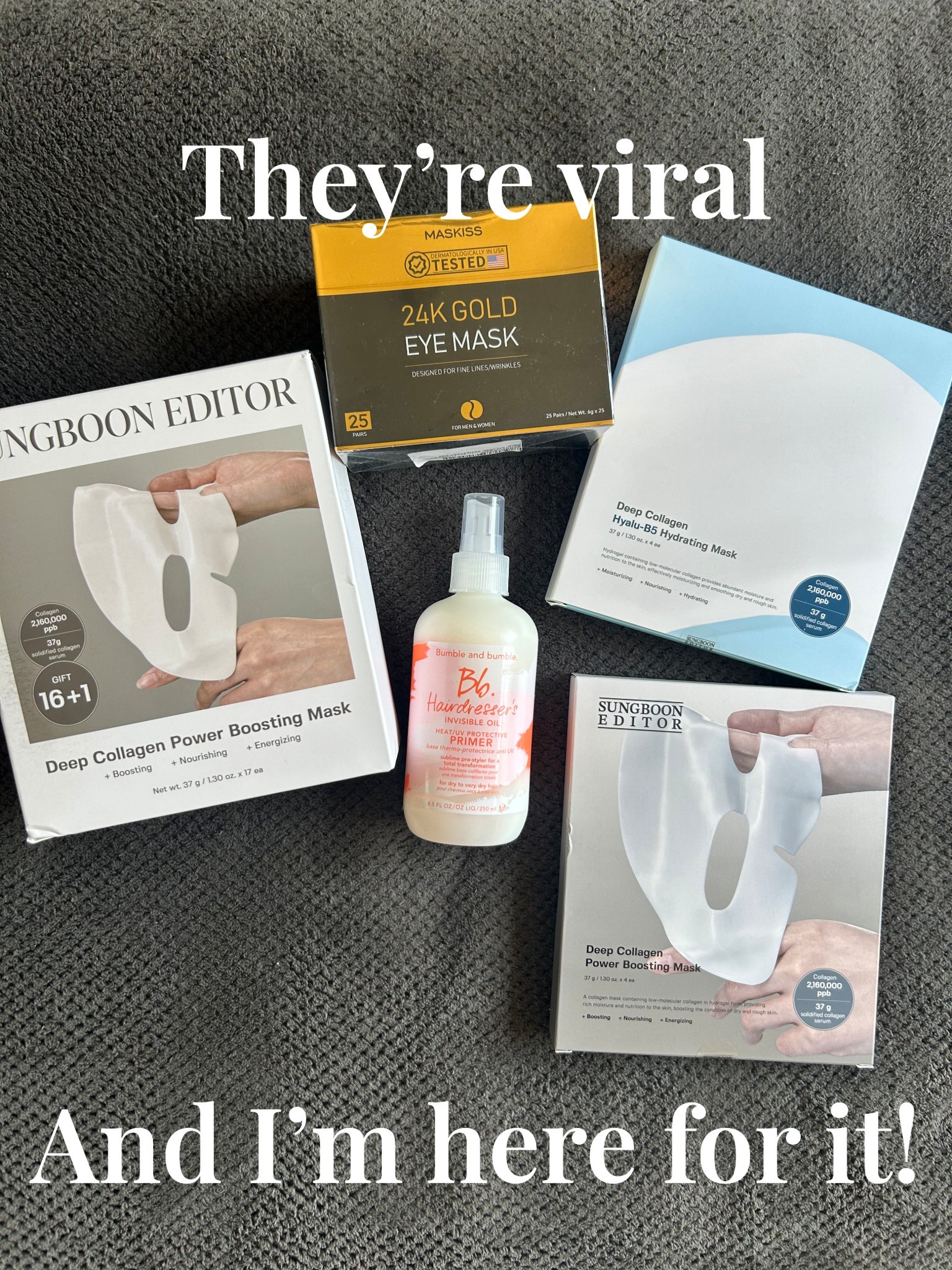 A few of my routine products plus some new ones and old ones! The hair oil smells so good  