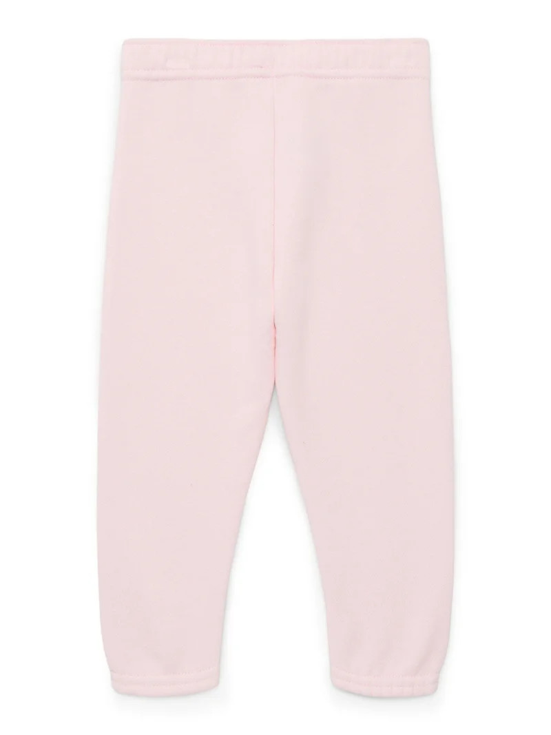 Garanimals Baby Girls Fleece Joggers, Sizes 6M-24M - Walmart.com | Walmart (US)