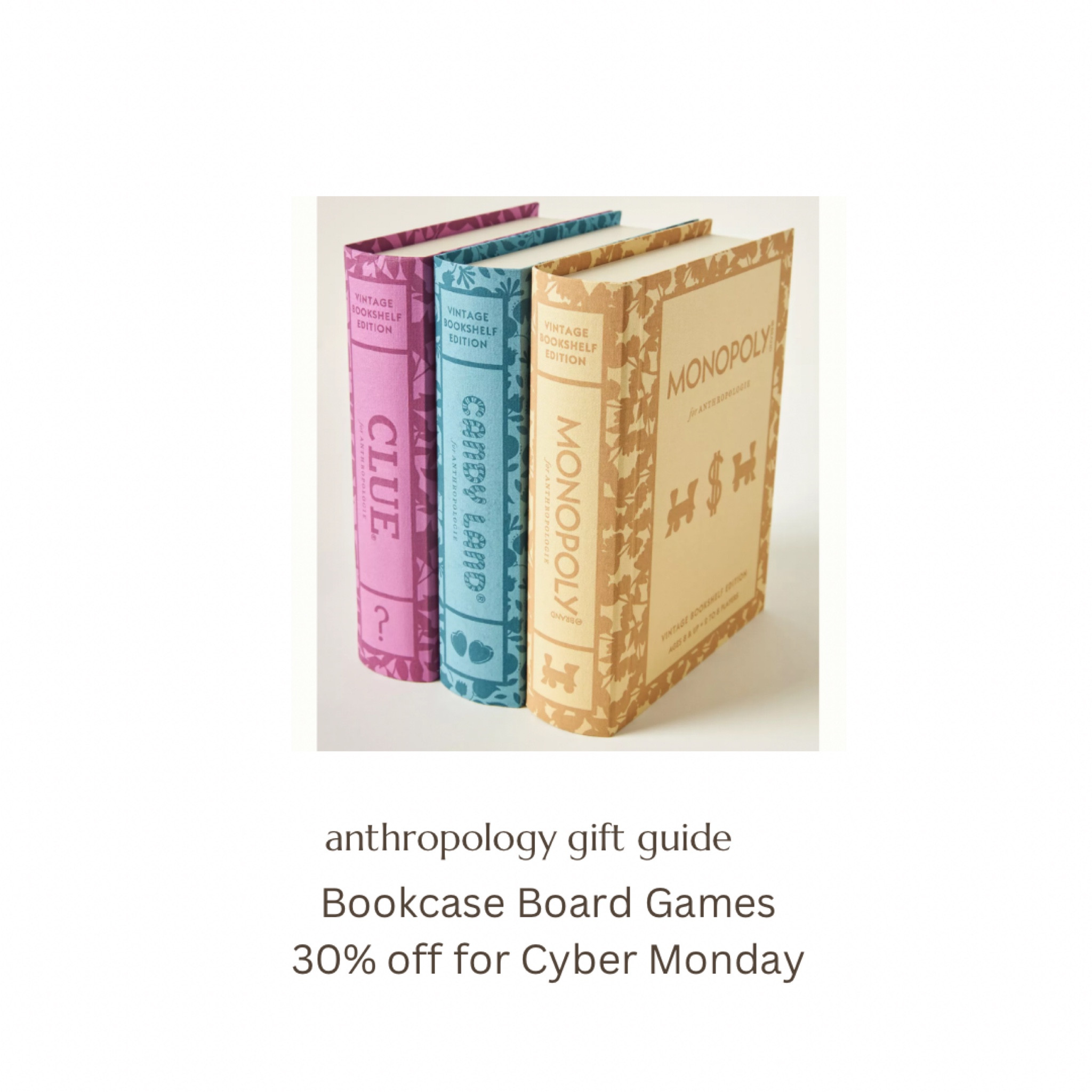 Anthropology 30% off through cyber Monday 

#LTKfindsunder50 #LTKCyberWeek #LTKGiftGuide