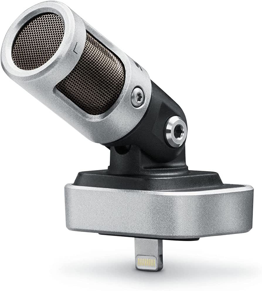 Shure MV88 Portable iOS Microphone for iPhone/iPad/iPod via Lightning Connector, Professional-Qua... | Amazon (US)