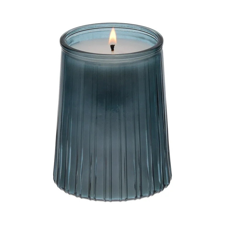 Better Homes & Gardens Oceanside Flannel Scented 1-Wick 16.1oz Ribbed Jar Candle | Walmart (US)