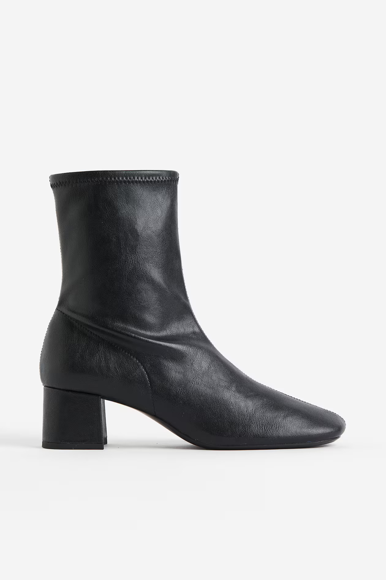 Ankle-high sock boots - High heel - Black - Ladies | H&M GB | H&M (UK, MY, IN, SG, PH, TW, HK)