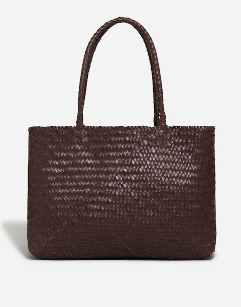 Handwoven Leather Tote | Madewell | Madewell