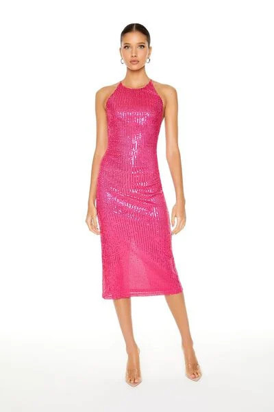 Sequin Crisscross Midi Dress | Forever 21