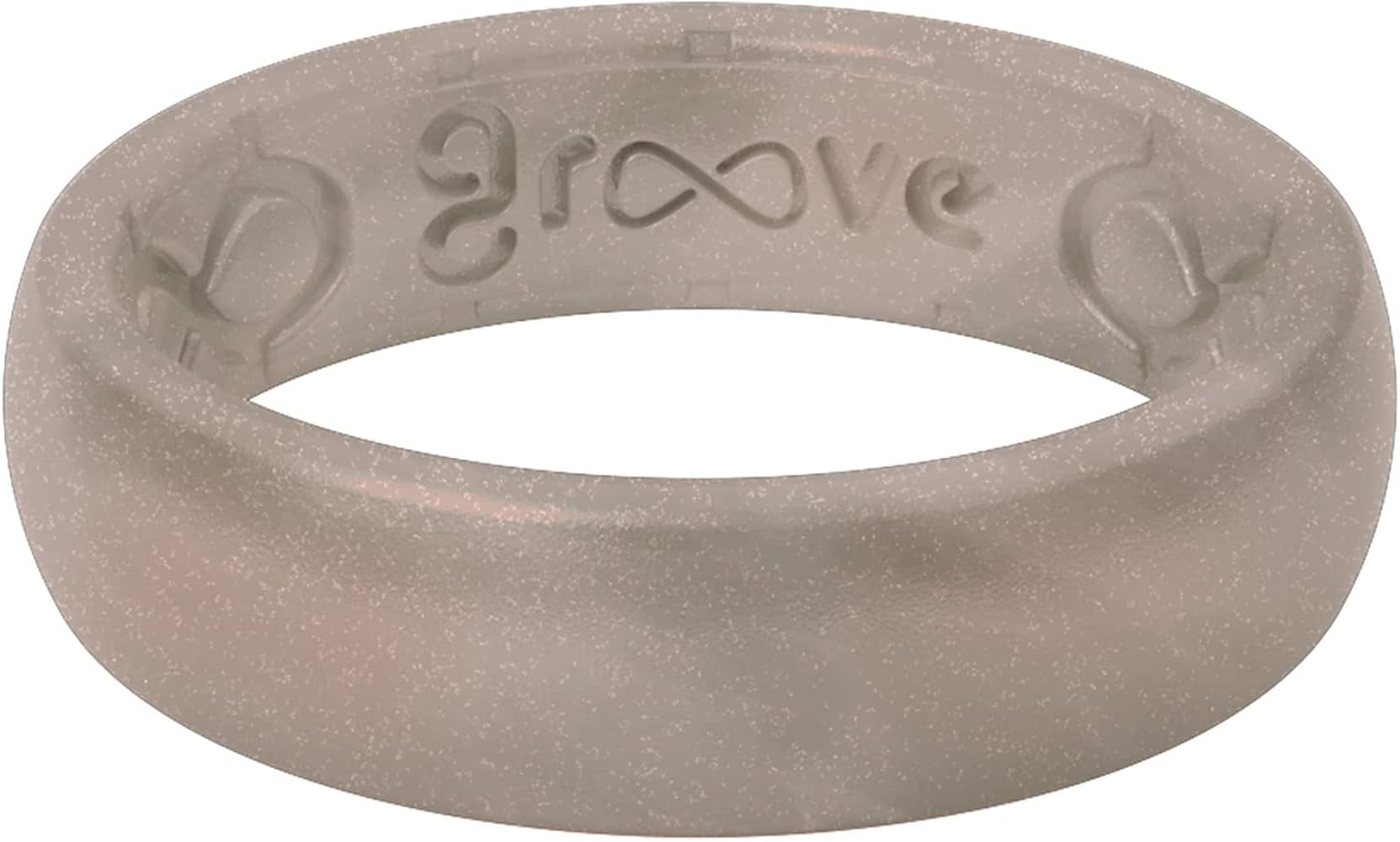 Groove Life Solid Thin Silicone Ring - Breathable Rubber Wedding Rings for Women, Lifetime Covera... | Amazon (US)