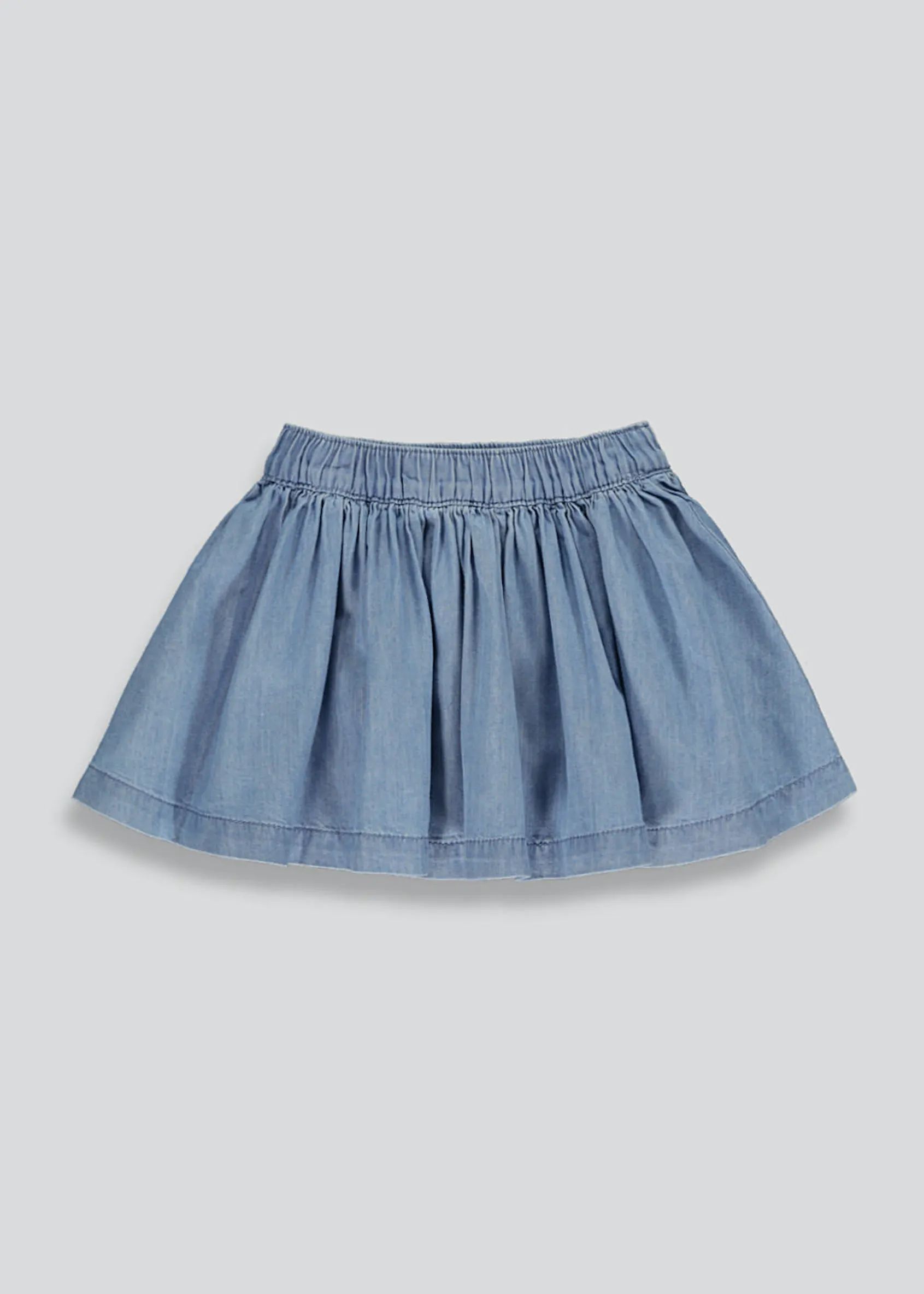 Girls Denim Skirt (9mths-6yrs) – Blue | Matalan (UK)