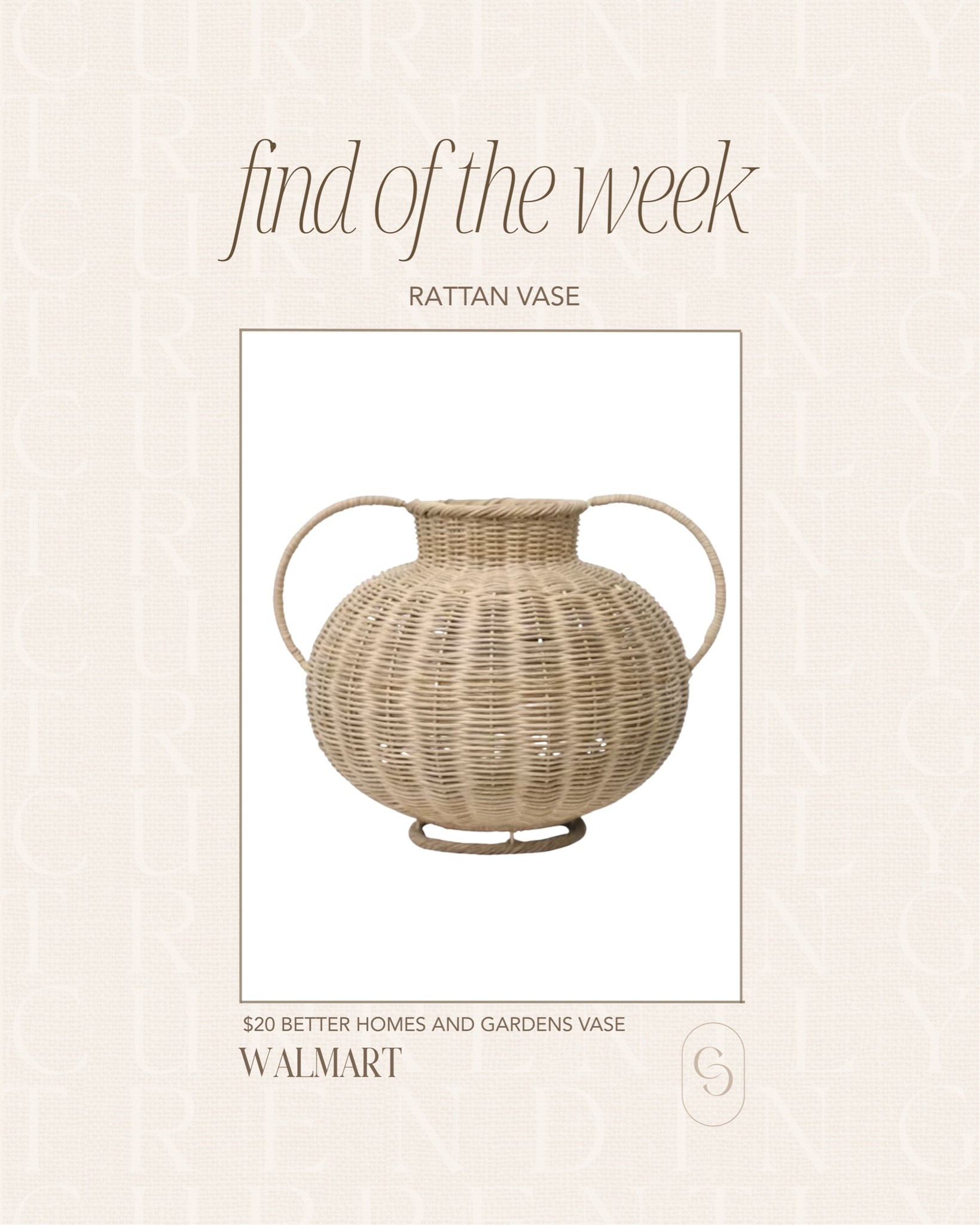 Luxe for less: $20 rattan vase 🤎

#LTKSeasonal #LTKHome