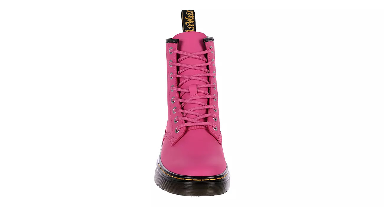 Dr.martens Womens Zavala Thrift Combat Boot - Pink | Rack Room Shoes