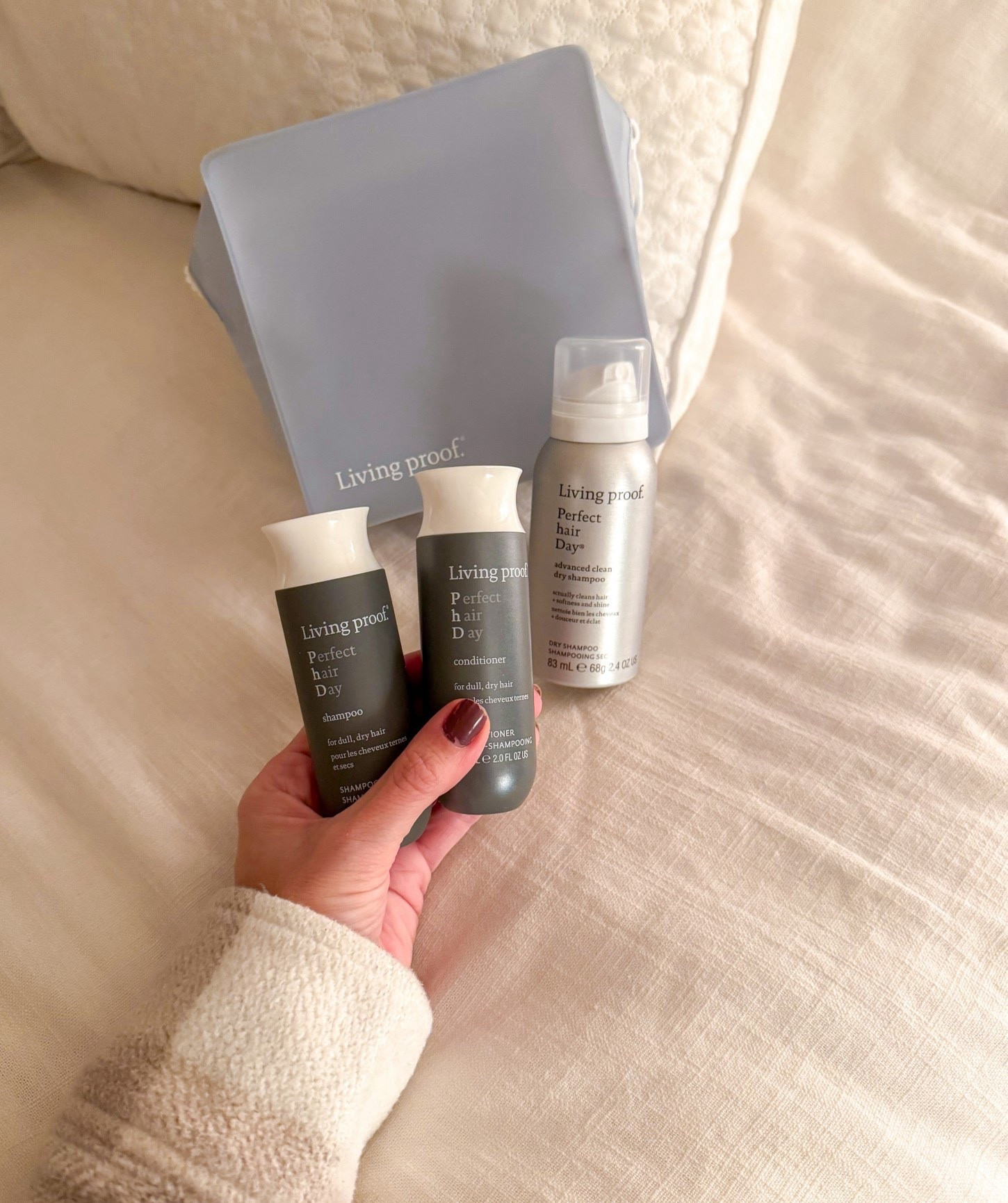 How cute is this little gift set 😍 No wonder it’s been a top seller lately! 🤍

Living proof shampoo / living proof conditioner/ perfect hair day / living proof dry shampoo / beauty products / travel size / gift guide for her / stocking stuffers 


#LTKBeauty #LTKSaleAlert #LTKGiftGuide