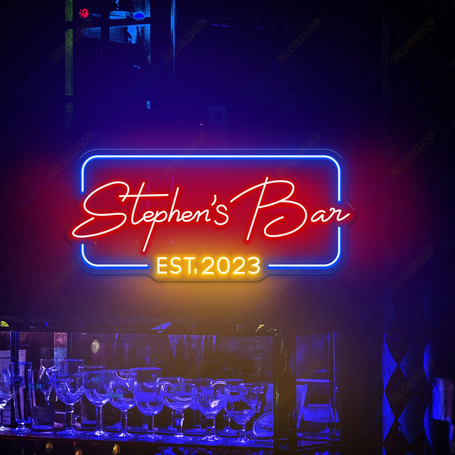 Outdoor Bar Sign, Halloween Decoration, Gift For Him, Custom Outdoor Bar Neon Sign, Personalized ... | Etsy (Global)