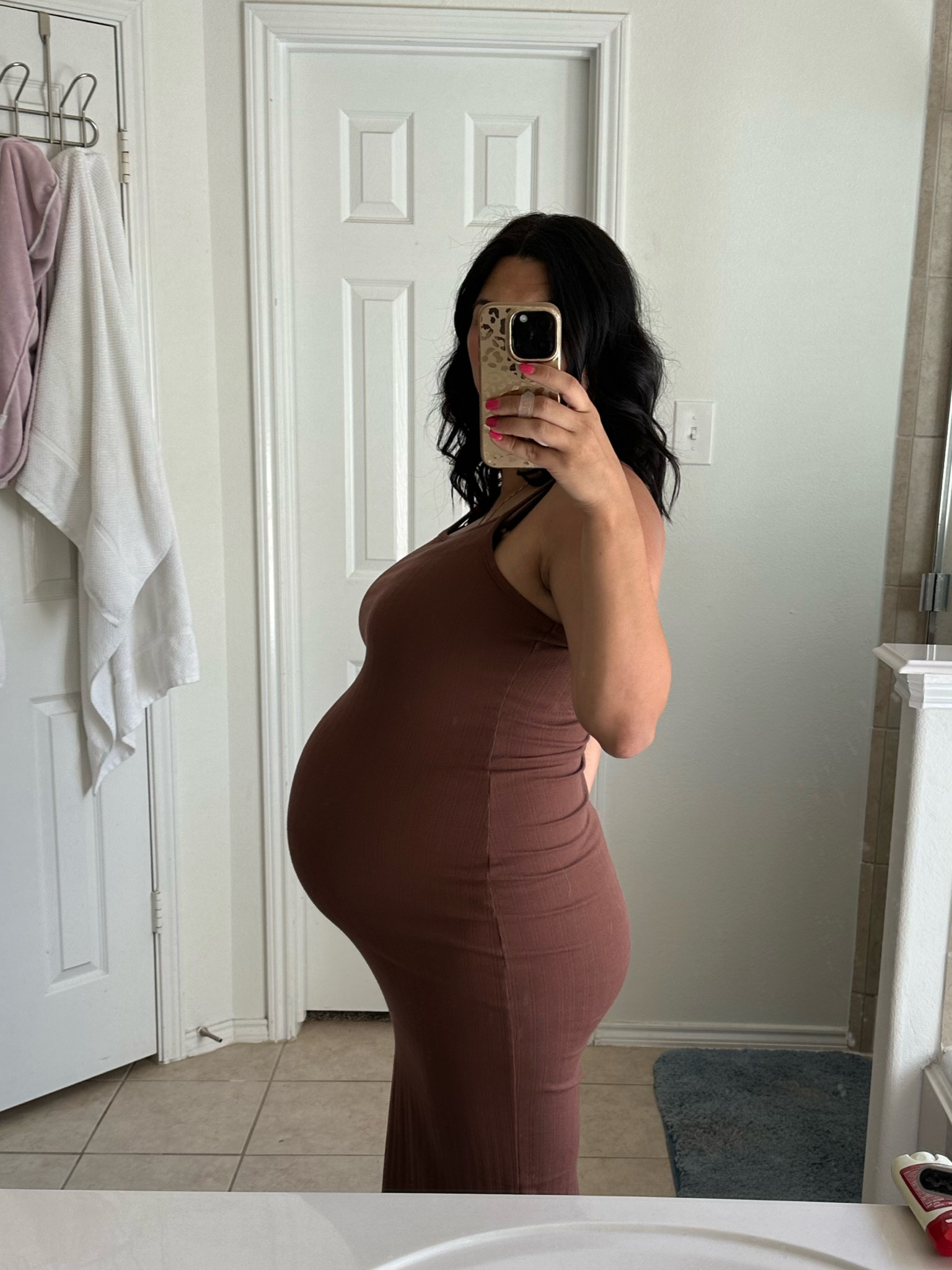 Target dress that is bump friendly 👋🏼 35 weeks pregnant here! 

Third trimester

#LTKunder100 #LTKunder50 #LTKbump