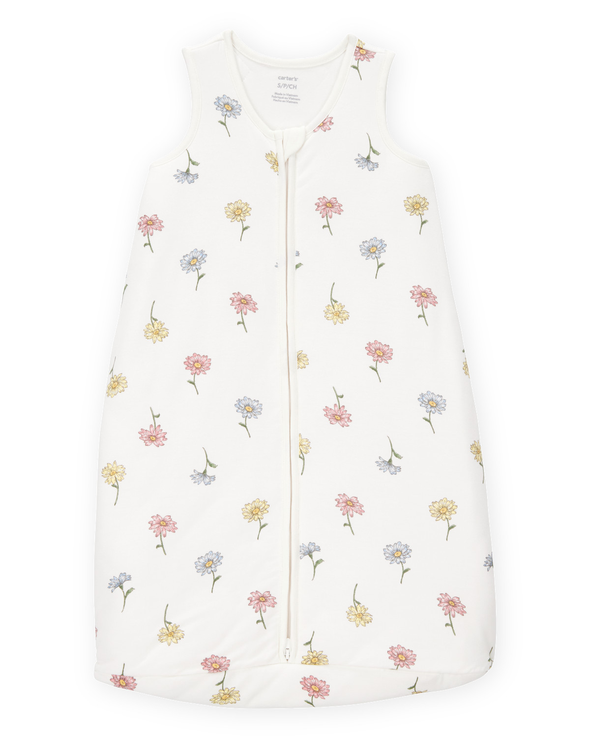 Baby 2-Way Zip Floral PurelySoft Wearable Blanket - Ivory | Carter's Inc