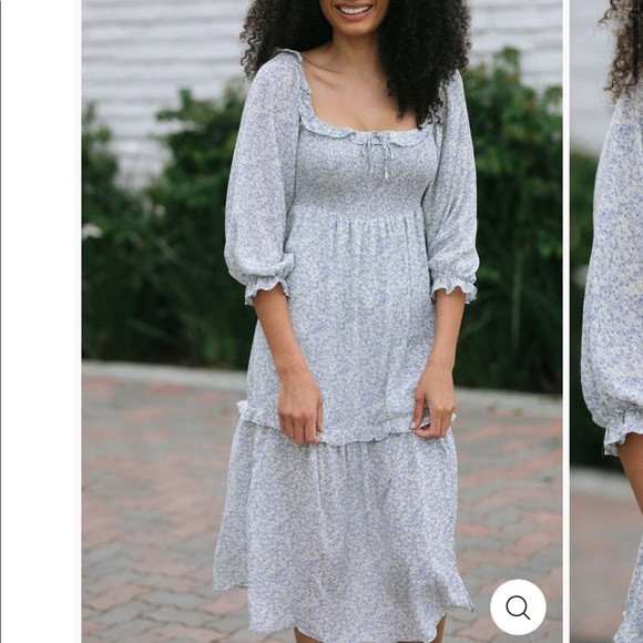 Smocked Midi dress | Poshmark