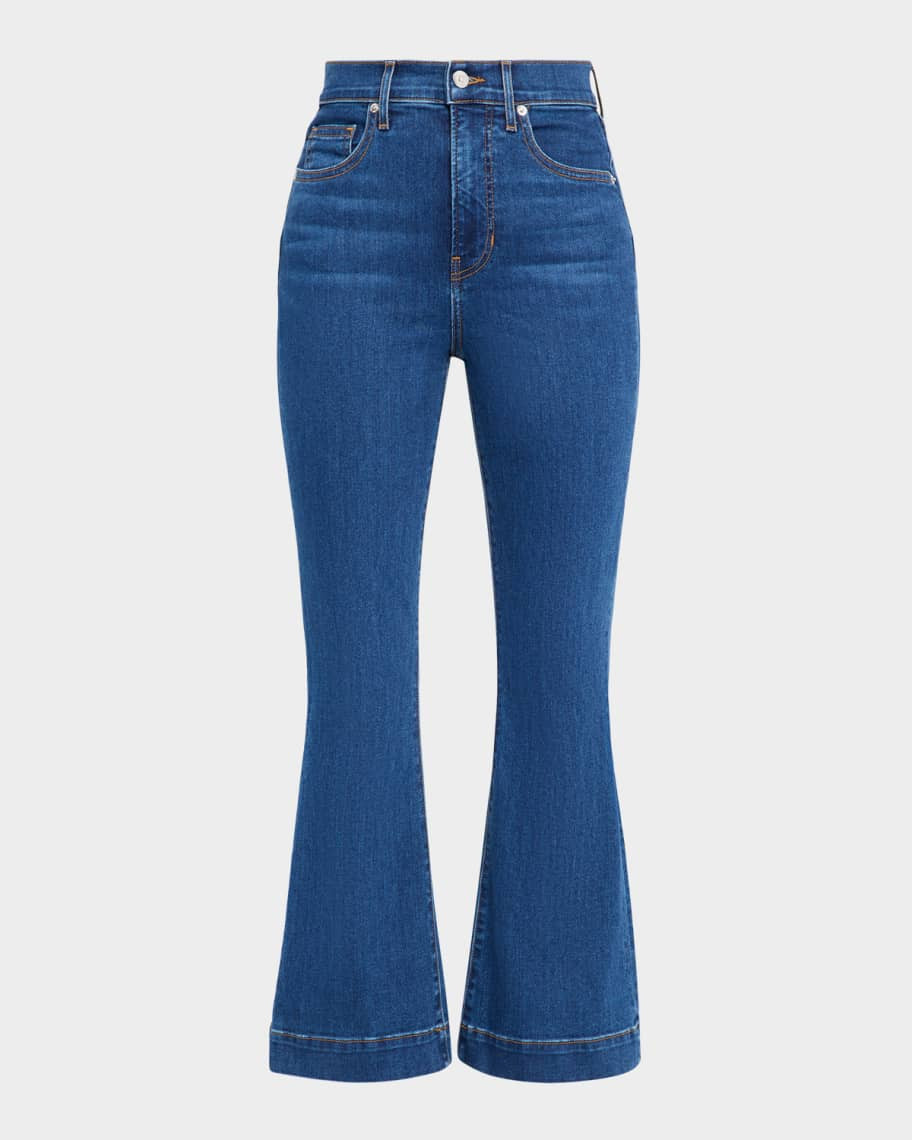 Veronica Beard Carson Ankle Flare Jeans | Neiman Marcus