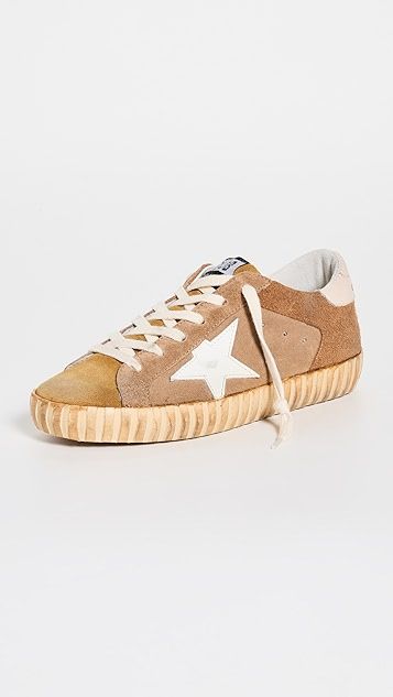 Super-Star Suede and Reverse Star Nappa Sneakers | Shopbop