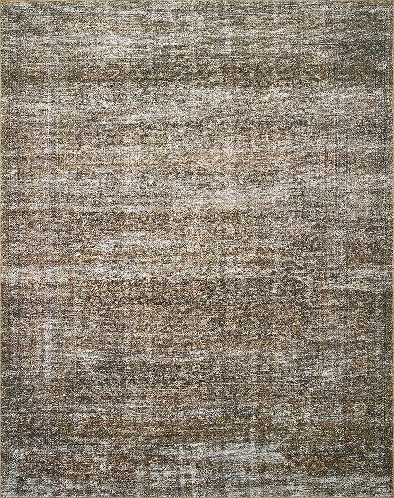 Loloi Amber Lewis x Billie Collection, Tobacco & Rust 7'-6" x 9'-6" Area Rug – Antique & Distre... | Amazon (US)