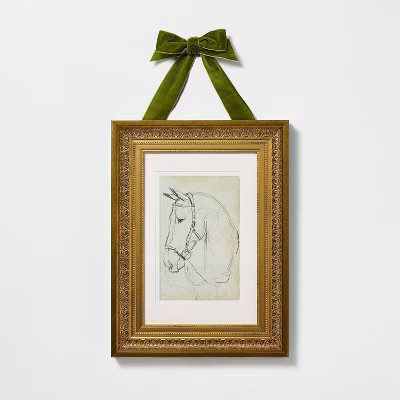 12"x16" Horse Sketch Wall Art - Threshold™ designed with Studio McGee | Target
