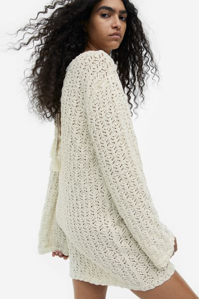 Crochet-look Mini Dress | H&M (US + CA)
