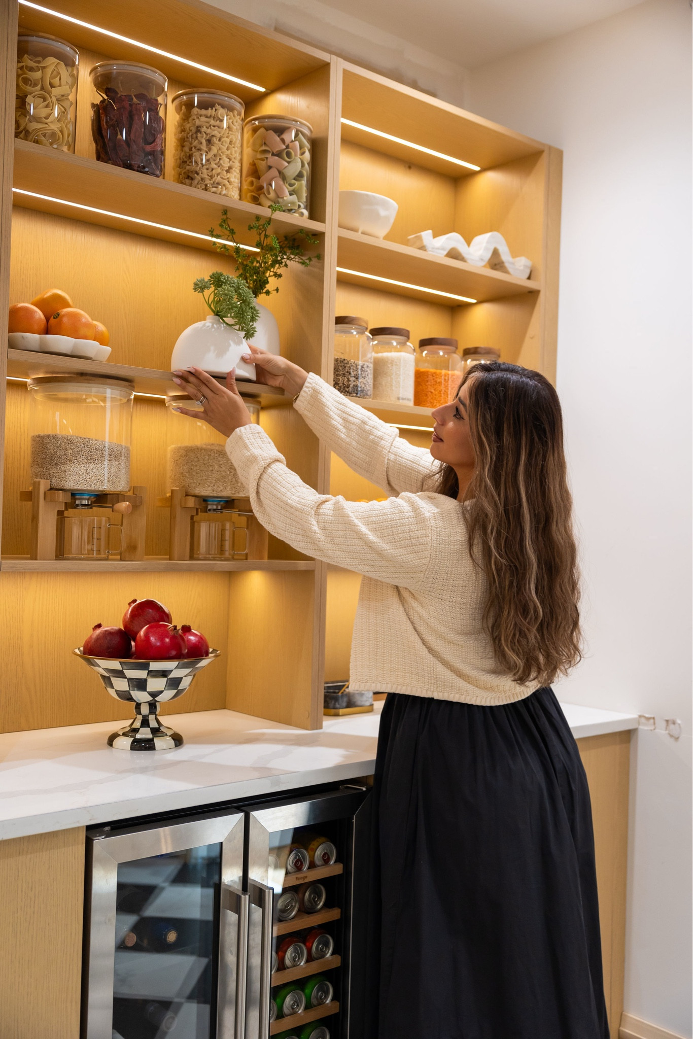 Can you tell that I love Mackenzie pieces? They really elevate any space especially a walk in pantry  