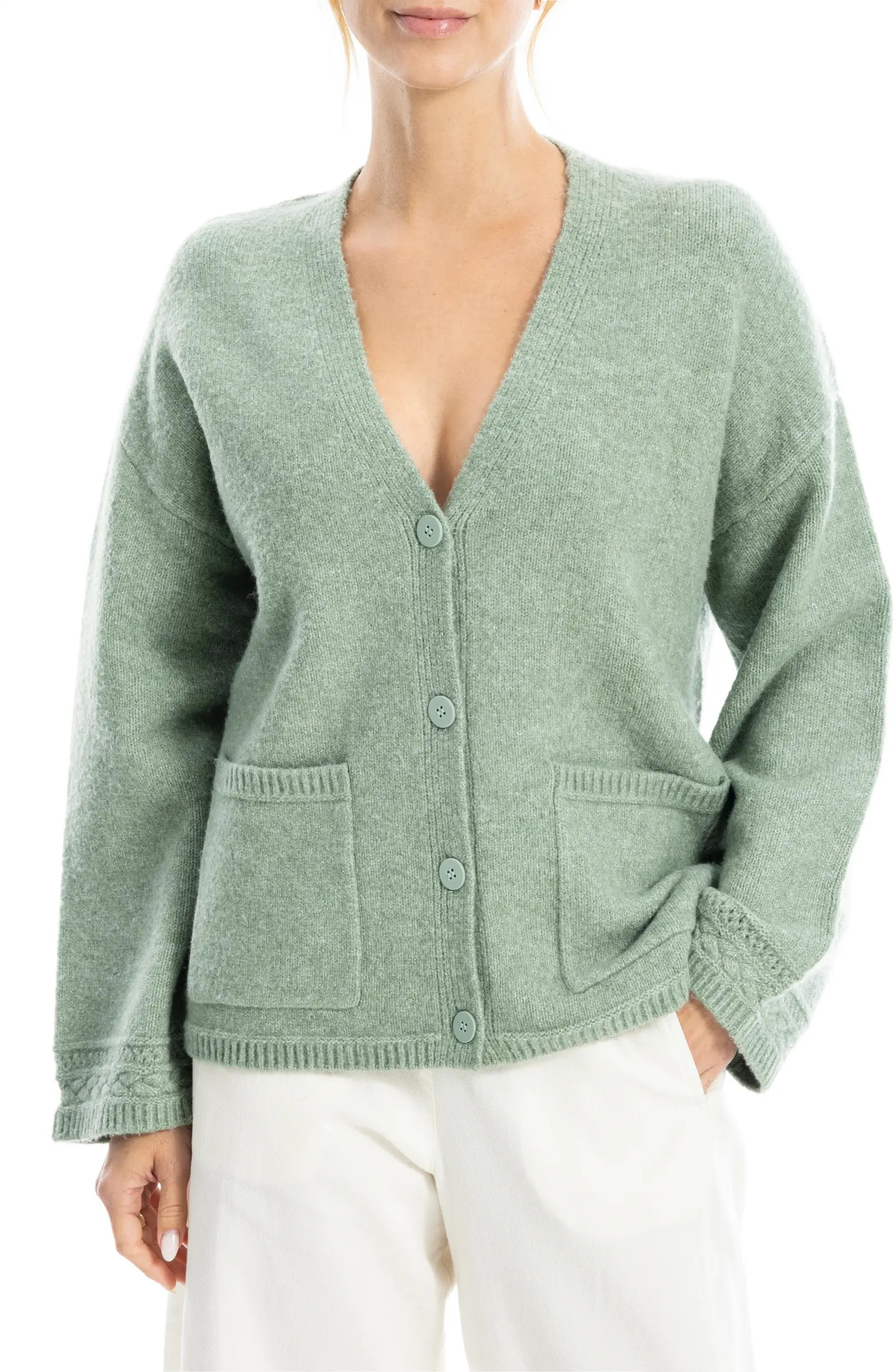 MAX STUDIO V-Neck Cardigan | Nordstromrack | Nordstrom Rack